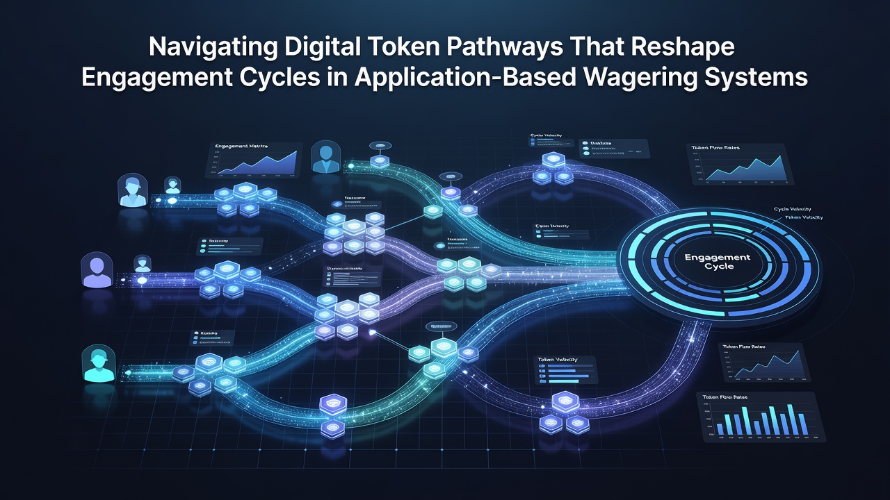Flowchart of sequential reward layers and token pathways in app-based wagering ecosystems