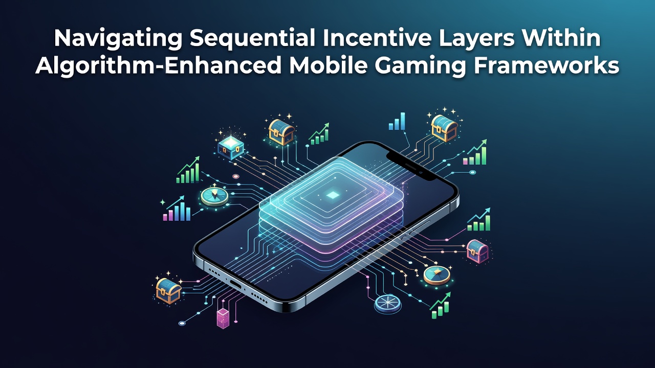 Mobile gaming interface showing layered reward progression and algorithmic incentive paths