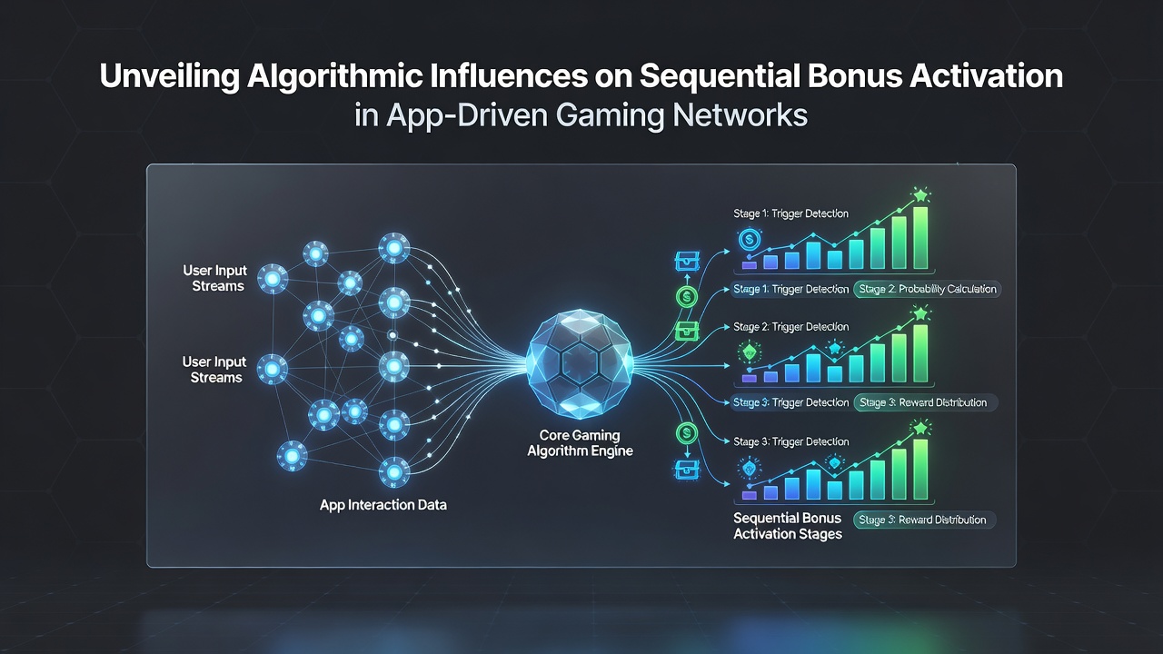 Diagram showing user journey mapping through sequential bonus stages in gaming apps